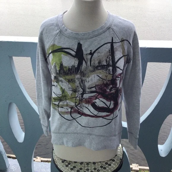 Proenza Schouler Neiman Marcus Long Sleeve Graphic Sweatshirt - Picture 8 of 15